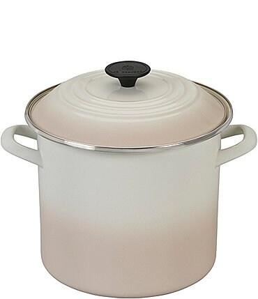 Image of Le Creuset Meringue 8-Quart Enameled Steel Stockpot