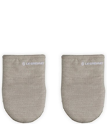 Image of Le Creuset Set of 2 Mini Oven Mitts - 8 in