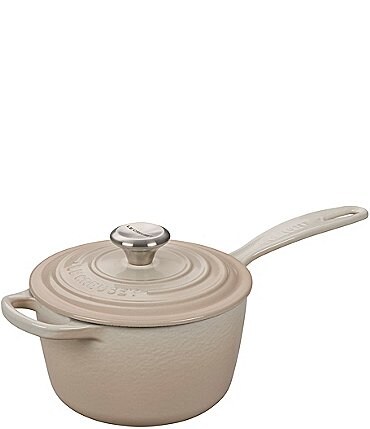 Image of Le Creuset Signature 1.75-Quart Enameled Cast Iron Saucepan with Stainless Steel Knob