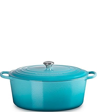 Image of Le Creuset Signature 15.5 Quart Oval Dutch Oven with Stainless Steel Knob