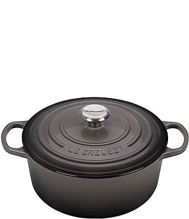 Image of Le Creuset Signature 5.5-qt. Round Enameled Cast Iron Dutch Oven with Stainless Steel Knob
