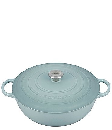 Image of Le Creuset Signature Enameled Cast Iron Chef's Oven With Stainless Steel Knob, 7.5-Quart