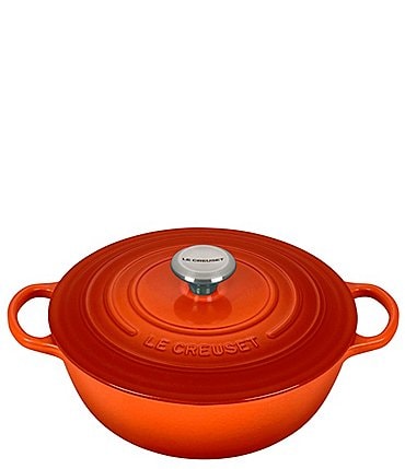 Image of Le Creuset Signature Enameled Cast Iron Chef's Oven With Stainless Steel Knob, 7.5-Quart
