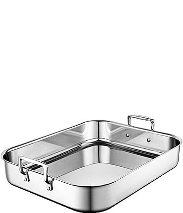 Image of Le Creuset Stainless Steel Roasting Pan with Nonstick Rack