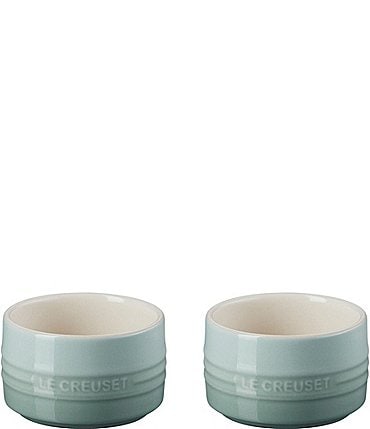 Image of Le Creuset Stoneware Round Ramekin Straight Wall, Set of 2