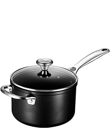 Image of Le Creuset Toughened Nonstick Pro 3-qt. Saucepan with Glass Lid