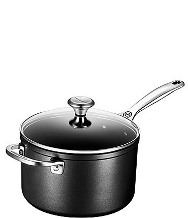 Image of Le Creuset Toughened Nonstick Pro 4-qt. Saucepan with Glass Lid