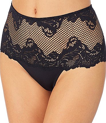 Image of Le Mystere Lace Allure High Waisted Thong