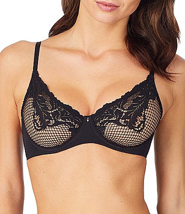 Image of Le Mystere Lace Allure Unlined Scoop Neck Adjustable Bra