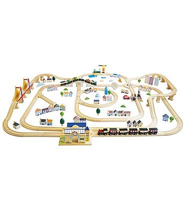 Image of Le Toy Van Trains, Cars & Construction Royal Express 180-Piece Train Set