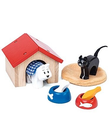 Image of Le Toy Van Daisylane Wooden Pet Set for Dollhouse