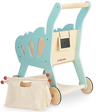 Image of Le Toy Van Honeybake Wooden Play Shopping Trolley