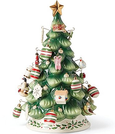 Image of Lenox Advent Calendar Tree with Mini Ornaments Set of 25