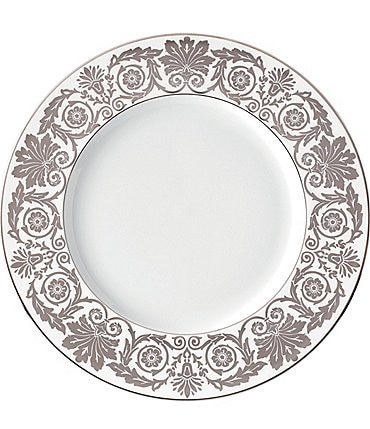 Image of Lenox Artemis Floral Platinum Bone China Accent Salad Plate