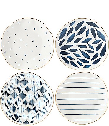 Image of Lenox Blue Bay Assorted Dessert Plates, Set of 4