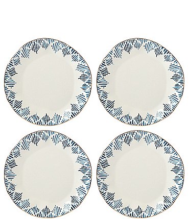 Image of Lenox Blue Bay Ikat Dinner Plates Set of 4