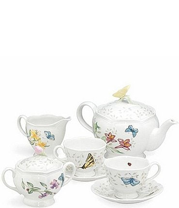 Image of Lenox Butterfly Meadow 7-piece Tea Set