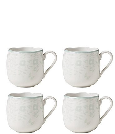 Image of Lenox Butterfly Meadow Cottage 4-Piece Mug Set