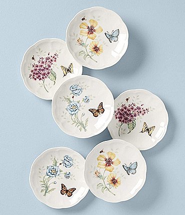 Image of Lenox Butterfly Meadow Party Plates, Set of 6