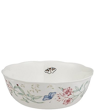 Image of Lenox Butterfly Meadow Porcelain Serving Bowl
