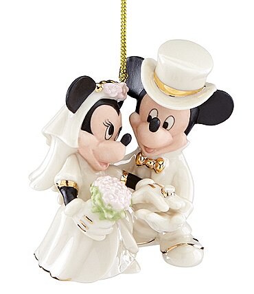 Image of Lenox Disney Minnie's Dream Wedding Porcelain Ornament