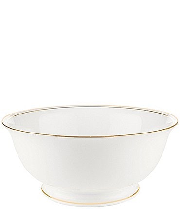 Image of Lenox Federal Gold Bone China Serving Bowl