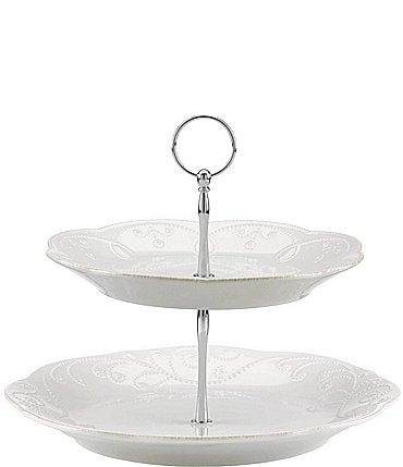 Image of Lenox French Perle 2-Tier Server