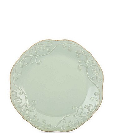 Image of Lenox French Perle Scalloped Stoneware Accent Salad Plate