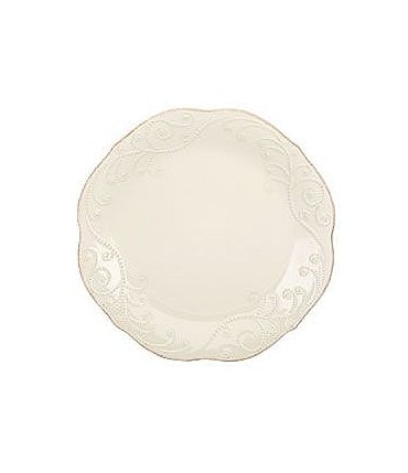 Image of Lenox French Perle Scalloped Stoneware Dinner Plate