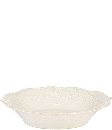 Image of Lenox French Perle Scalloped Stoneware Individual Pasta Bowl