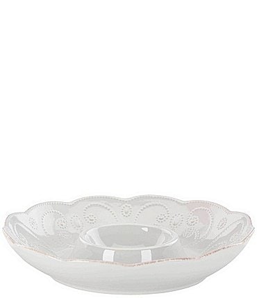 Image of Lenox French Perle Chip & Dip Server