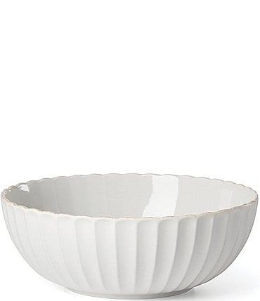 Image of Lenox French Perle Scallop Serving Bowl