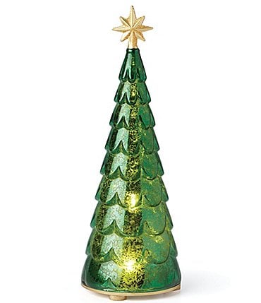 Image of Lenox Glass Radiant Light Lit Tree Figurine