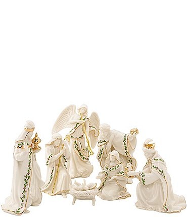 Image of Lenox Holiday 7-Piece Mini Nativity Set