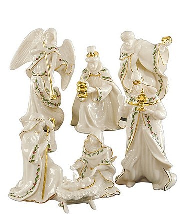 Image of Lenox Holiday 7-Piece Mini Nativity Set