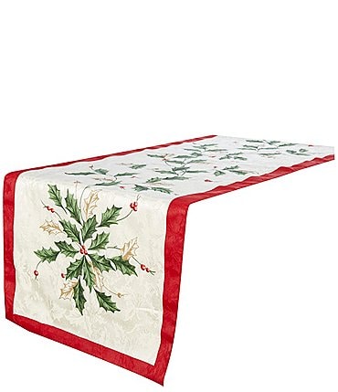 Image of Lenox Holiday Jacquard Table Runner, 90"