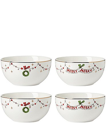 Image of Lenox Merry Grinchmas All-Purpose Bowls, Set of 4