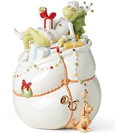 Image of Lenox Merry Grinchmas Cookie Jar