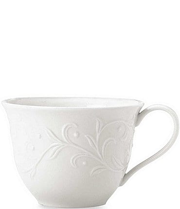 Image of Lenox Opal Innocence Carved Scroll Porcelain Cup