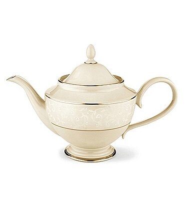 Image of Lenox Pearl Innocence Teapot