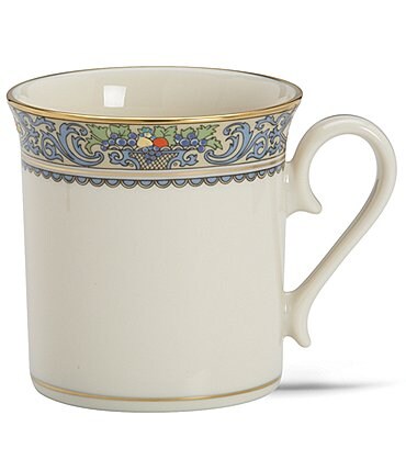 Image of Lenox Presidential Autumn Floral & Fruit Basket Mug