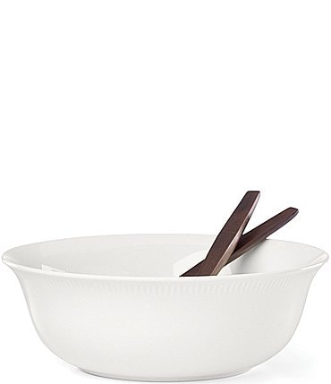 Image of Lenox Profile Salad Bowl with Wood Server
