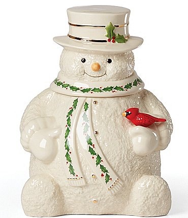 Image of Lenox Snowman Cookie Jar