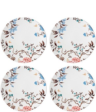 Image of Lenox Sprig & Vine White Dinner Plates, Set of 4
