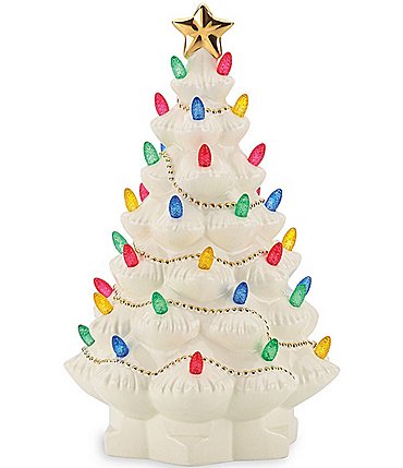 Image of Lenox Treasured Traditions Ivory Lit Tree Figurine