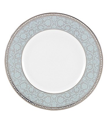 Image of Lenox Westmore Floral Platinum Bone China Accent Salad Plate
