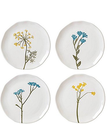 Image of Lenox Wildflowers Tidbit Plates, Set of 4