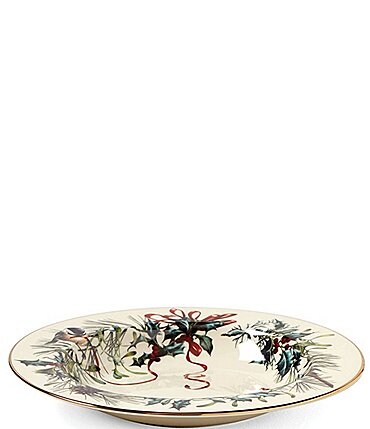 Image of Lenox Winter Greetings Rim Pasta/Soup Bowl