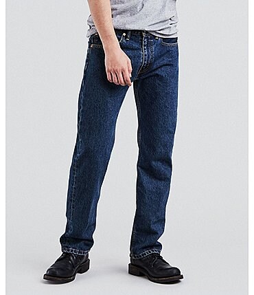Image of Levi's® 505 Regular Fit Rigid Jeans