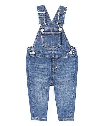 Image of Levi's® Baby 3-24 Months Stretch Denim Overalls